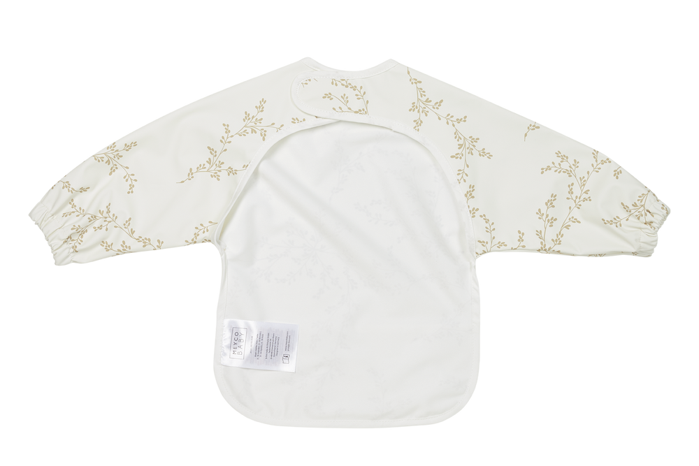 Meyco - Long Sleeved Bib - Soft Branches - Mabel & Fox