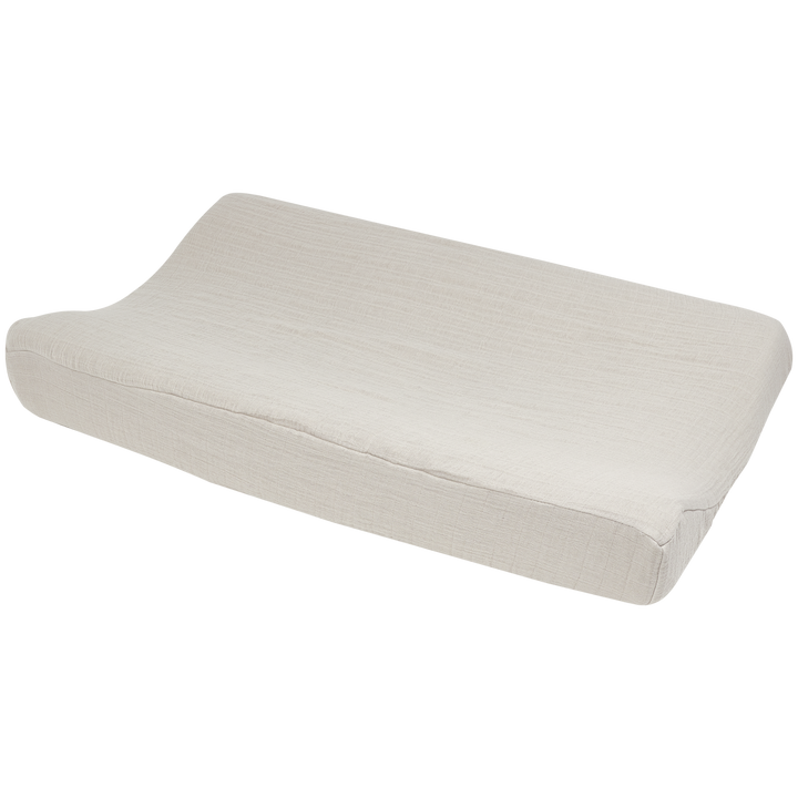 Meyco - Muslin Changing Mat Cover - Pre Washed Greige - Mabel & Fox