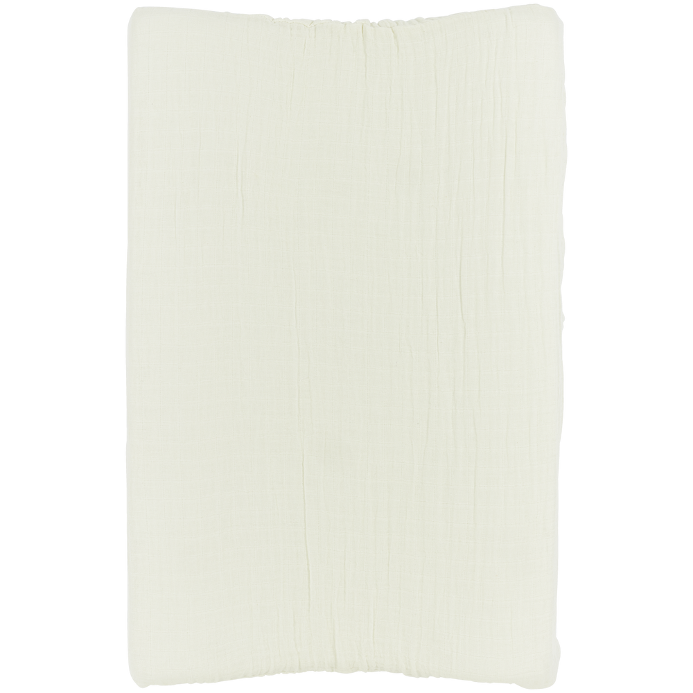Meyco - Muslin Changing Mat Cover - Pre Washed Off-White - Mabel & Fox