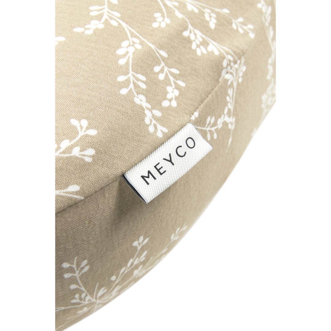 Meyco - Nursing Pillow Relax Cover - Sand Branches - Mabel & Fox