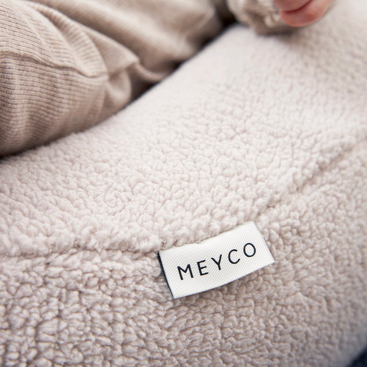 Meyco - Nursing Pillow Relax Cover - Teddy Greige - Mabel & Fox
