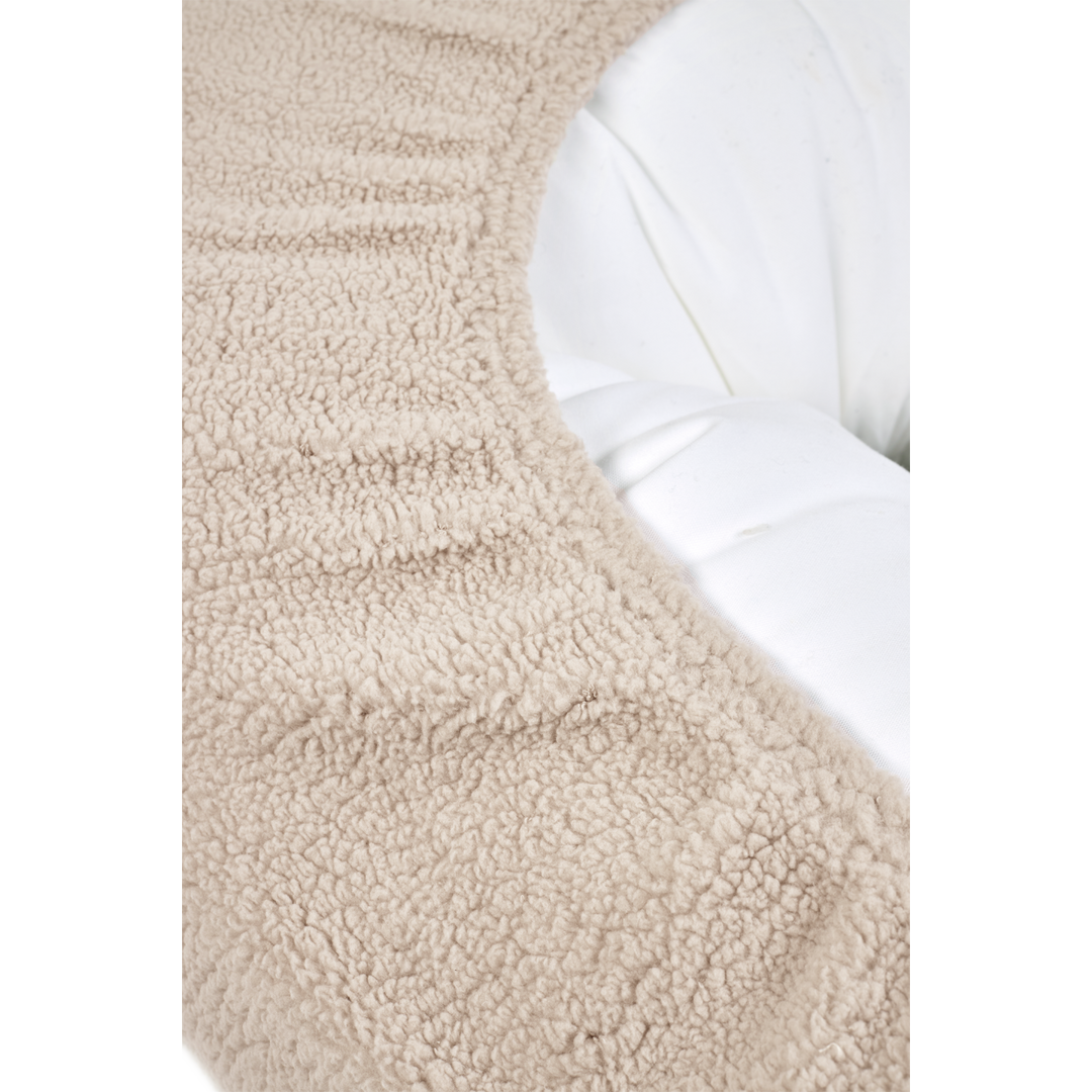 Meyco - Nursing Pillow Relax Cover - Teddy Sand - Mabel & Fox