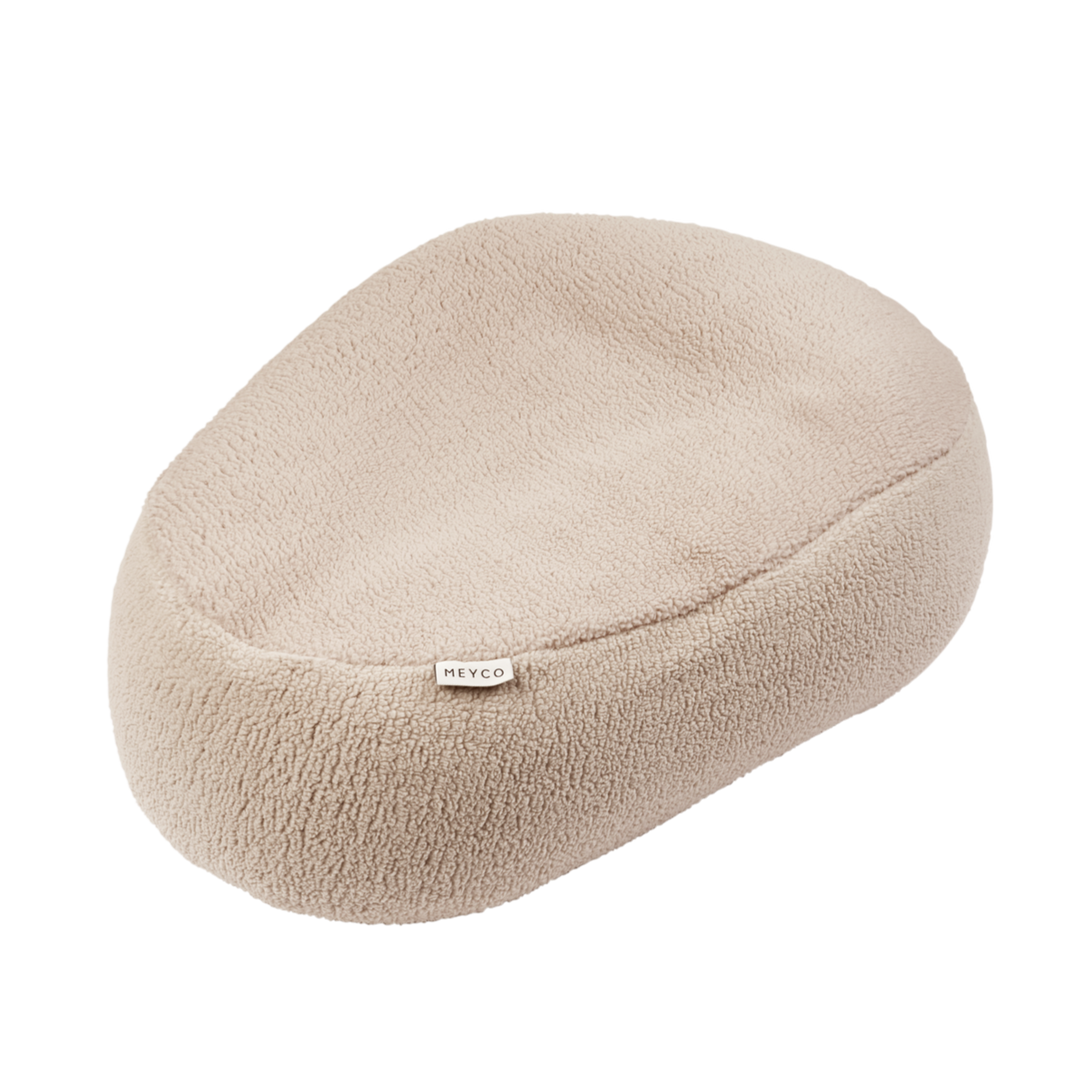 Meyco - Nursing Pillow Relax Cover - Teddy Sand - Mabel & Fox