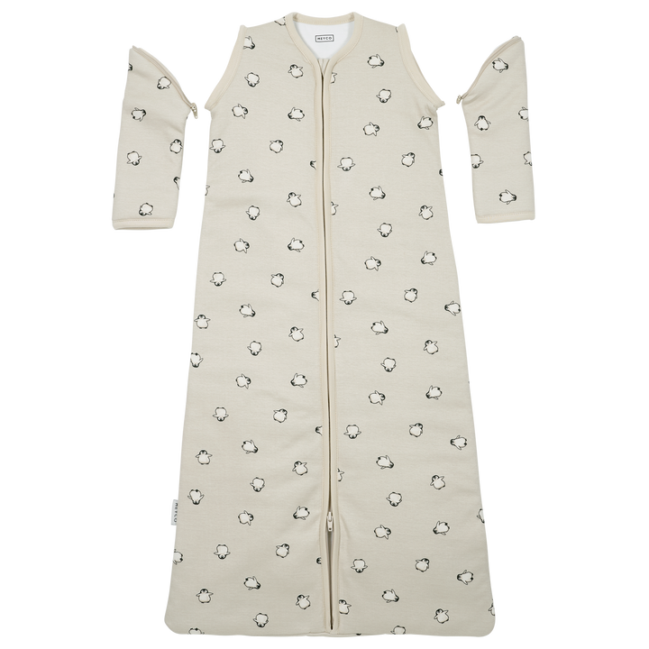 Meyco - Sleeping Bag - Penguin Soft Sand - Mabel & Fox
