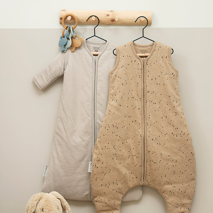 Meyco - Sleeping Bag With Detachable Sleeves - Greige - Mabel & Fox