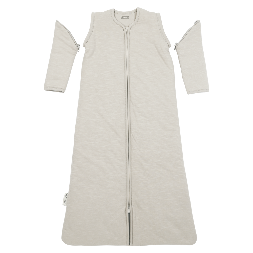 Meyco - Sleeping Bag With Detachable Sleeves - Greige - Mabel & Fox
