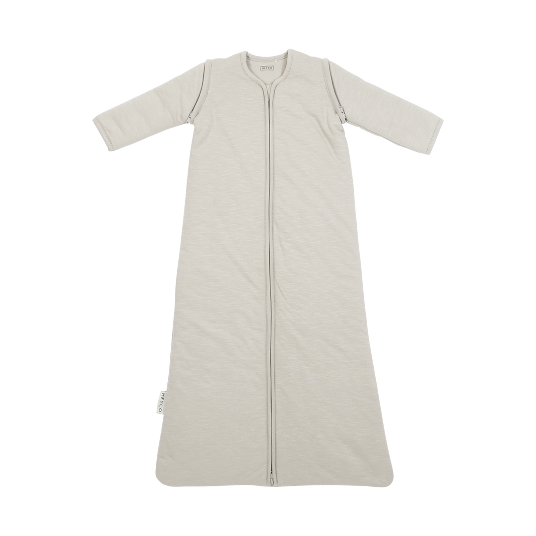 Meyco - Sleeping Bag With Detachable Sleeves - Greige - Mabel & Fox