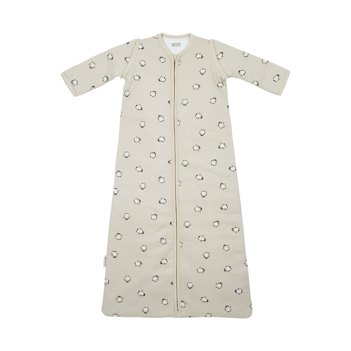 Meyco - Sleeping Bag With Detachable Sleeves - Penguin - Mabel & Fox
