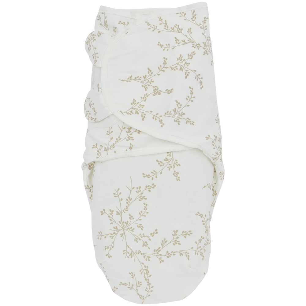 Meyco - Swaddle Wrap - Sand Branches (0-3m) - Mabel & Fox