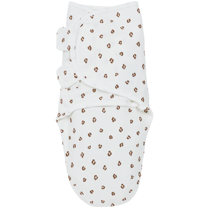 Meyco - Swaddle Wrap - Soft Pink Mini Panther (0-3m) - Mabel & Fox