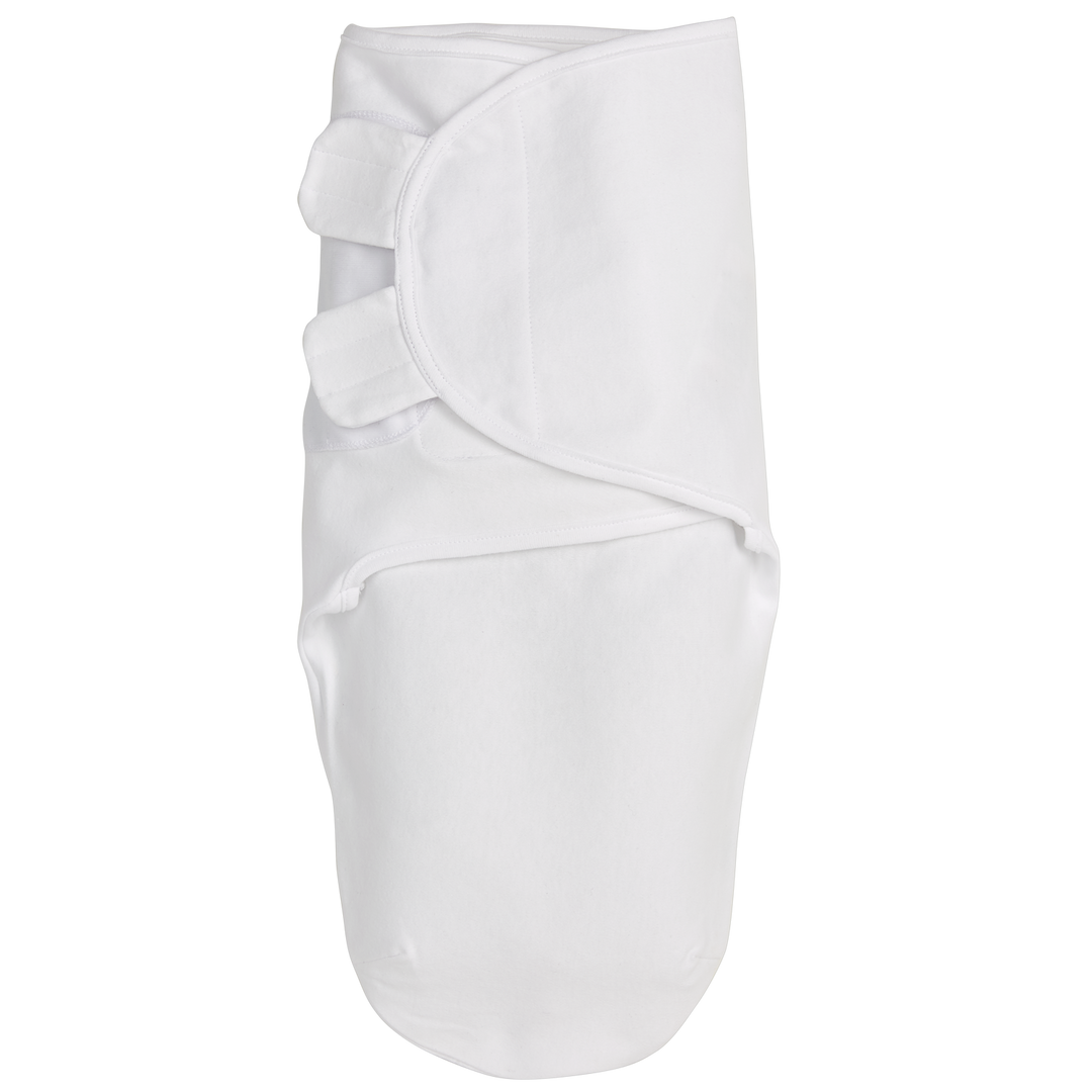 Meyco - Swaddle Wrap - White (0-3m) - Mabel & Fox