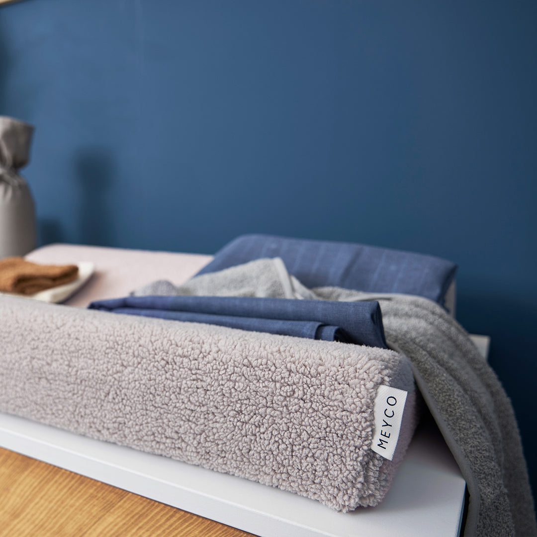 Meyco - Teddy Changing Mat Cover - Greige - Mabel & Fox