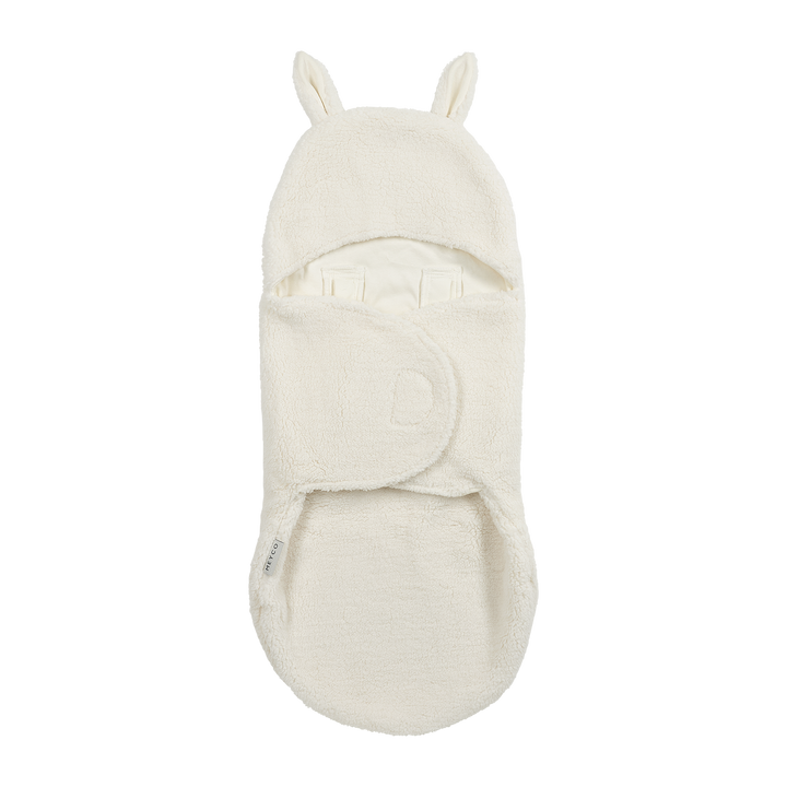 Meyco - Teddy Wrap Blanket - Rabbit Natural - Mabel & Fox