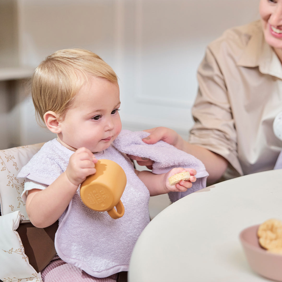 Meyco - Terry Facecloths - Wavy Soft Lavender (3 Pack) - Mabel & Fox