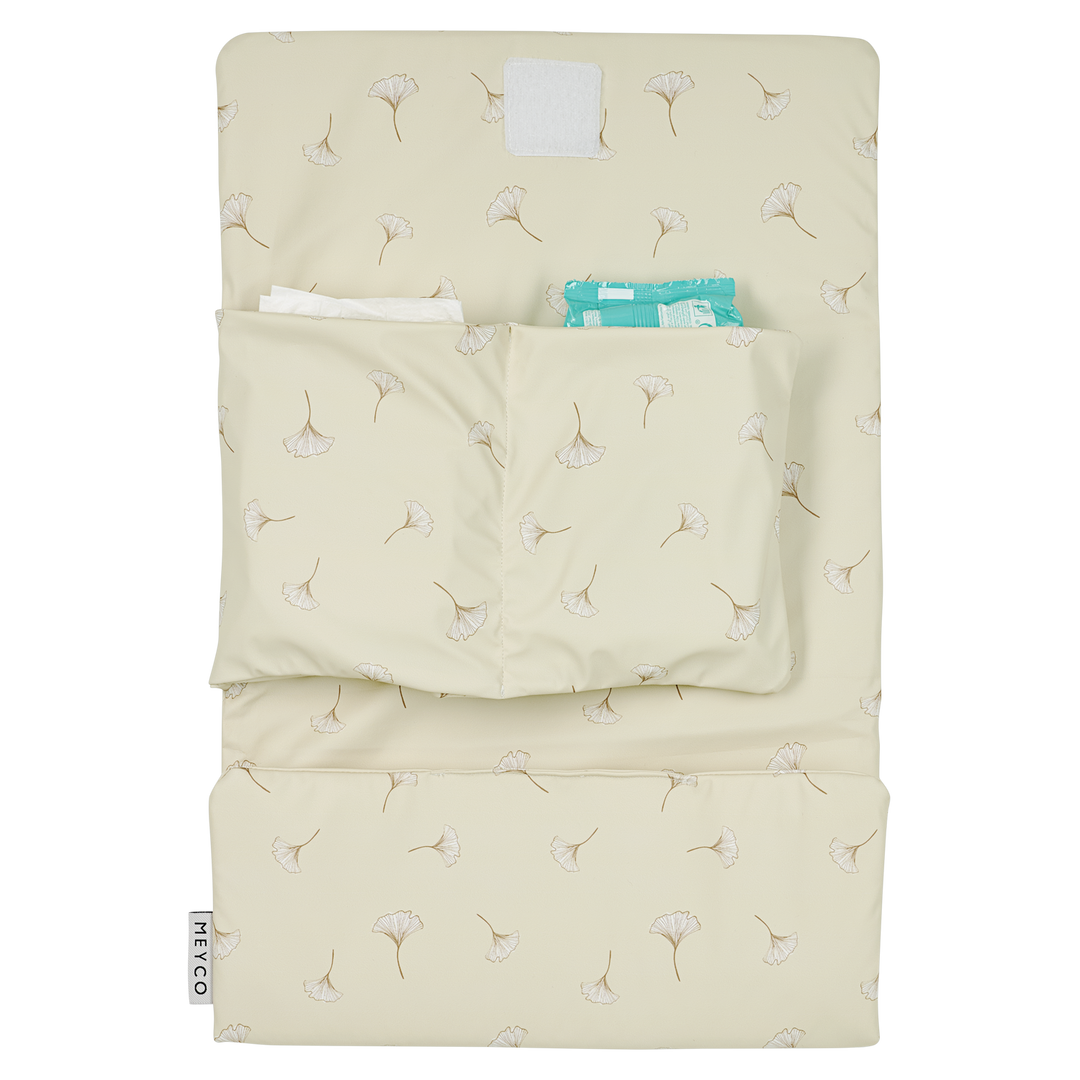 Meyco - Travel Changing Mat - Ginko Soft Sand - Mabel & Fox