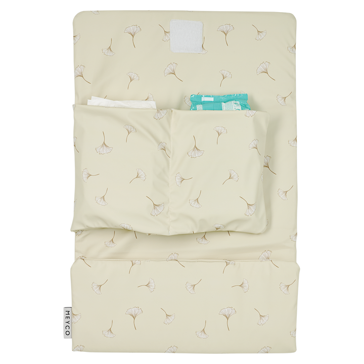 Meyco - Travel Changing Mat - Ginko Soft Sand - Mabel & Fox