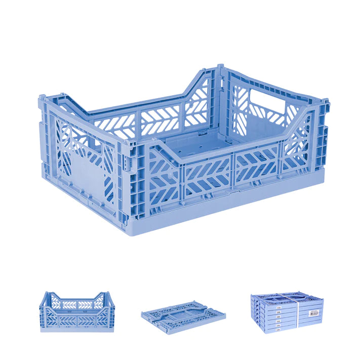 Aykasa Folding Storage Crate - Midi - Baby Blue
