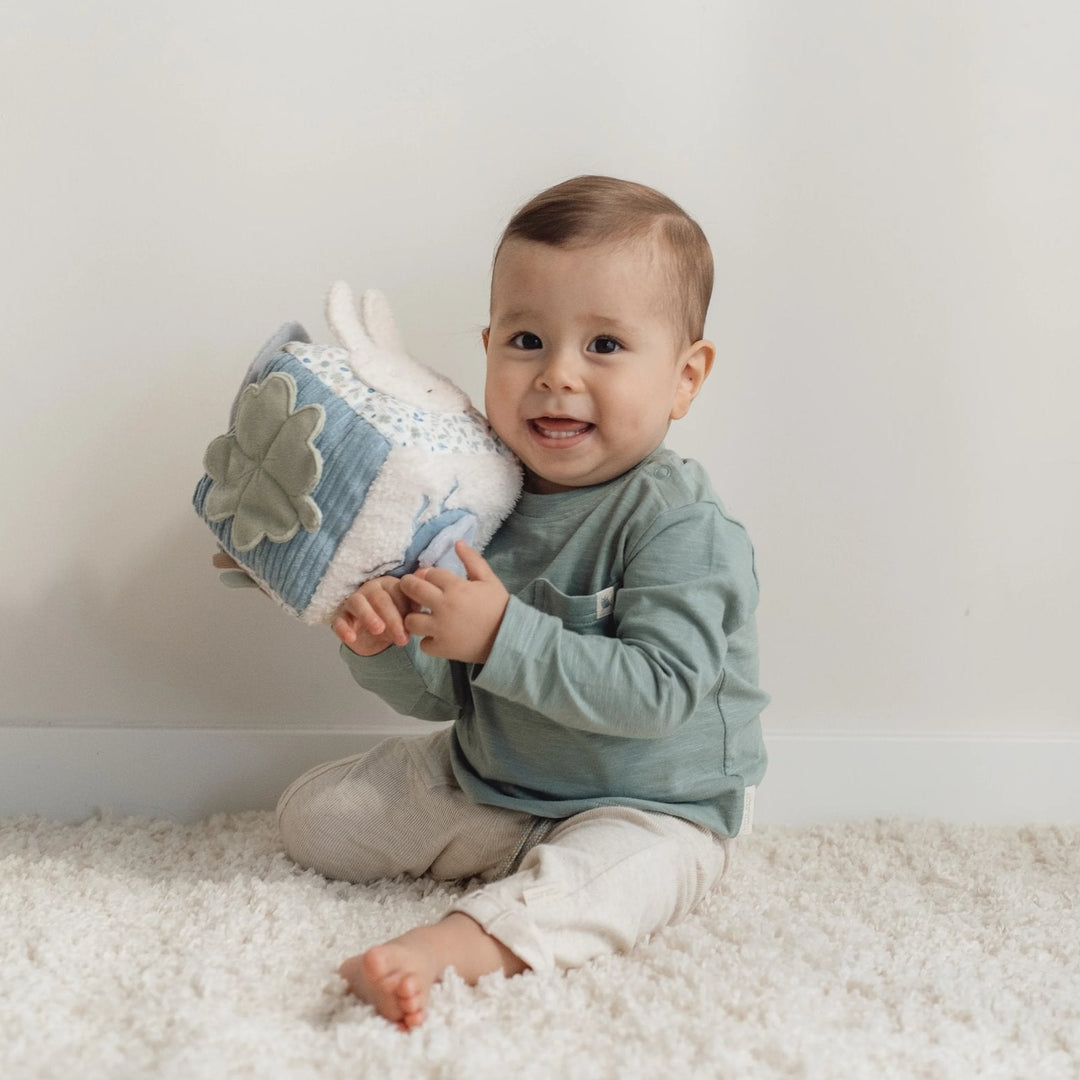Little Dutch x Miffy - Soft Activity Cube - Lucky Leaves - Mabel & Fox
