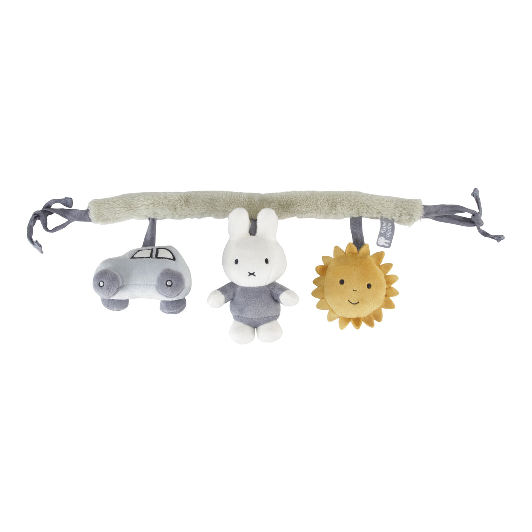 Miffy - Car Seat Toy - Fluffy Blue - Mabel & Fox