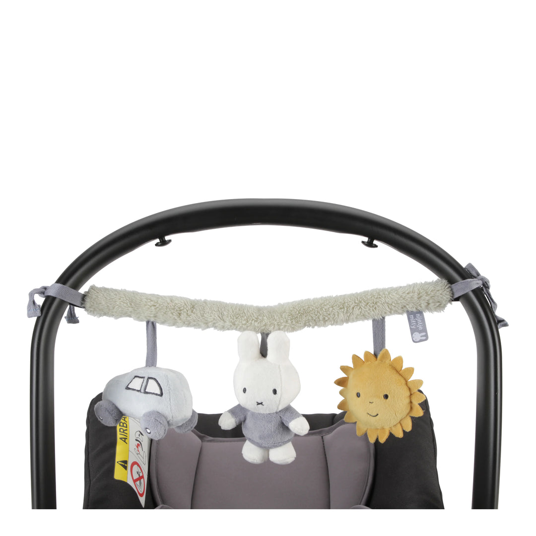 Miffy - Car Seat Toy - Fluffy Blue - Mabel & Fox