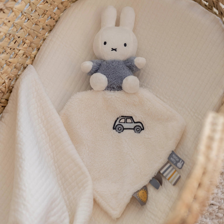 Miffy - Cuddle Cloth - Fluffy Blue - Mabel & Fox