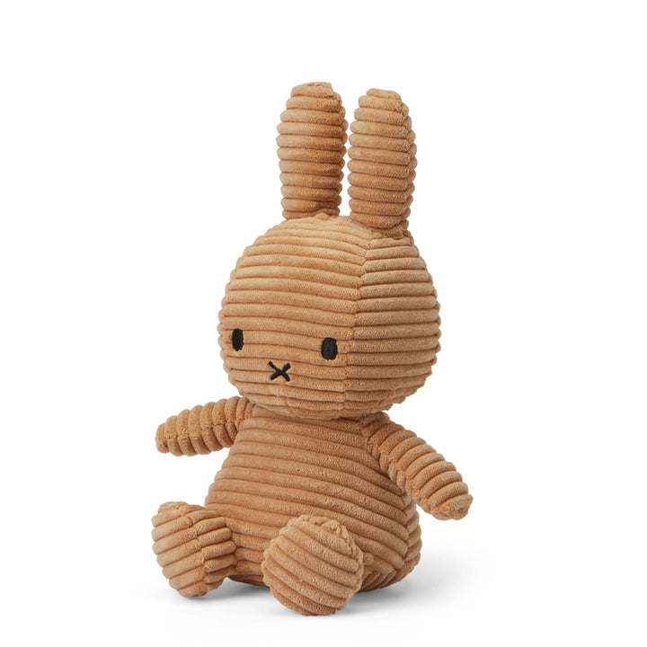 Miffy - Eco Cuddly Toy - Corduroy Beige - 23cm - Mabel & Fox