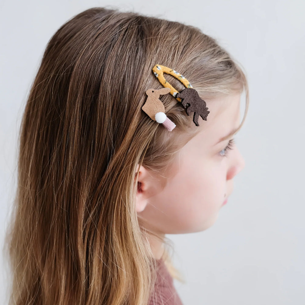 Mimi & Lula - Clic Clac Hair Clips - Bunny & Bear - Mabel & Fox