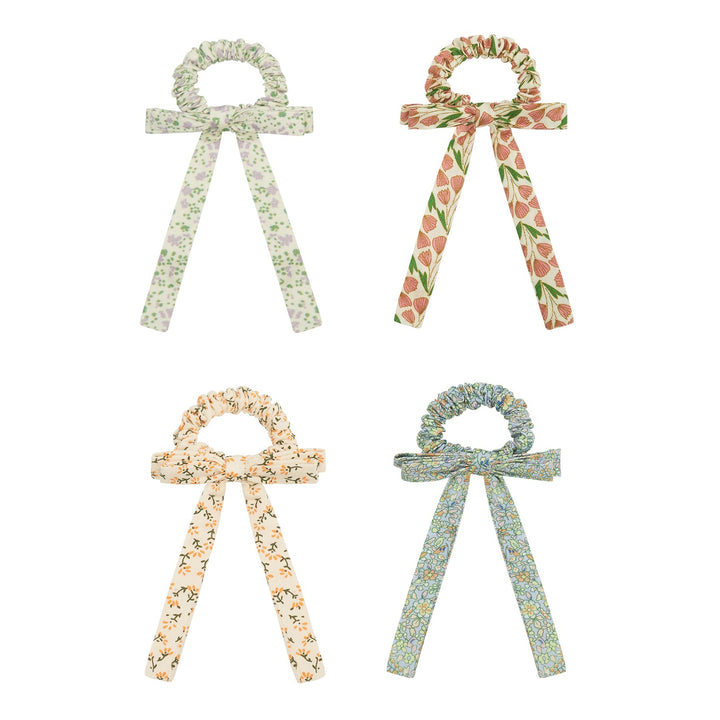 Mimi & Lula – Hair Accessories – Floral Bow Scrunchies - Mabel & Fox
