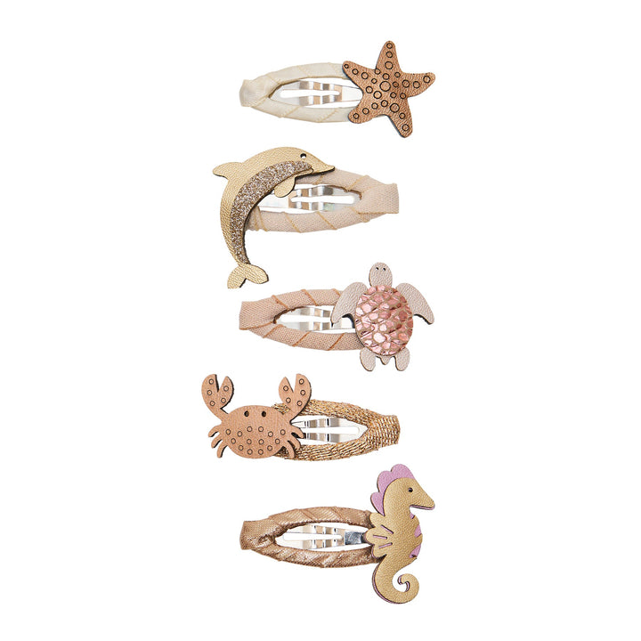 Mimi & Lula – Hair Clips – Ocean Life Mini Clic Clacs - Mabel & Fox