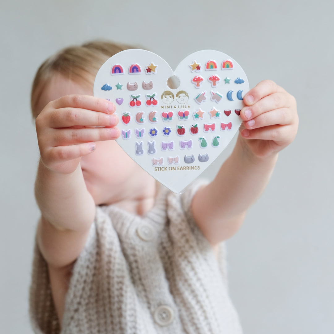 Mimi & Lula – Mixed Novelty Stick On Earrings - Mabel & Fox