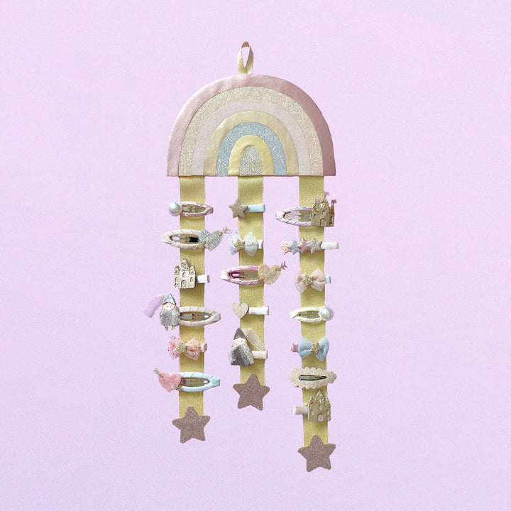 Mimi & Lula – Pink Rainbow Wall Hanger - Mabel & Fox