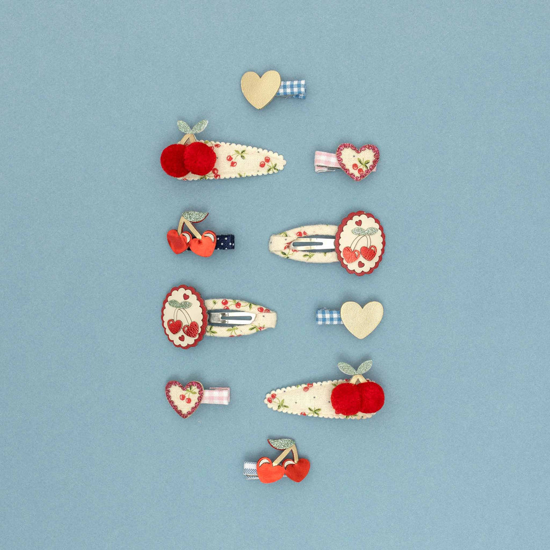 Mimi & Lula – Red Cherries Mini Clips - Mabel & Fox