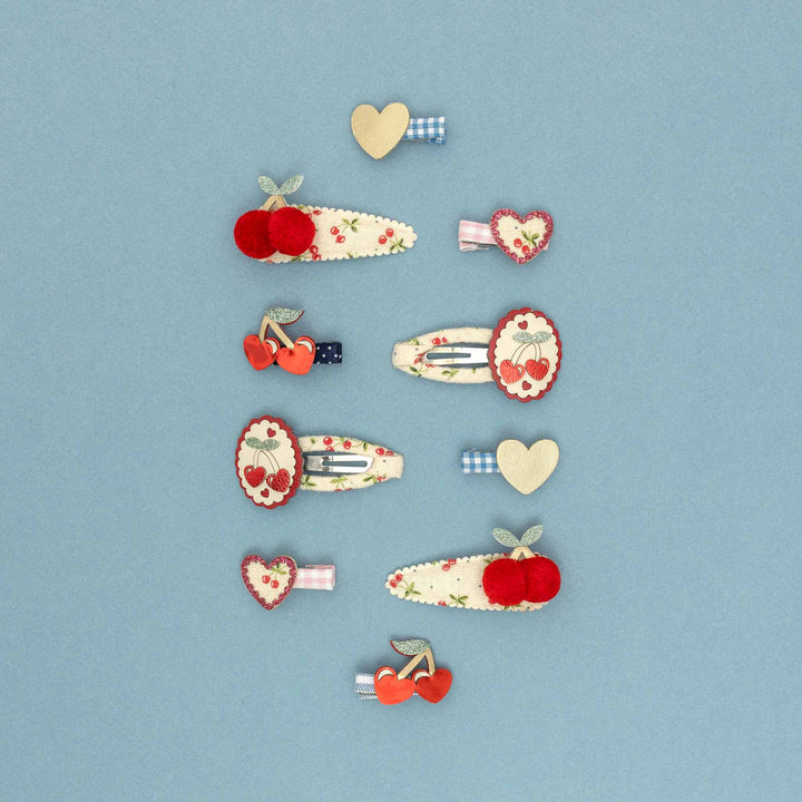 Mimi & Lula – Red Cherries Mini Clips - Mabel & Fox