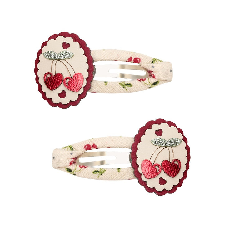 Mimi & Lula – Scallop Framed Cherries Clic Clacs - Mabel & Fox