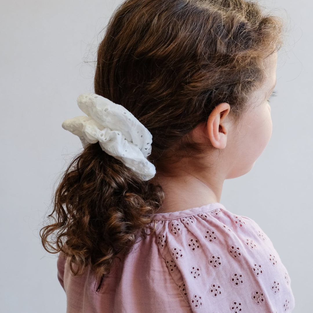 Mimi & Lula - Scrunchies- Giant Broderie Anglaise - Mabel & Fox