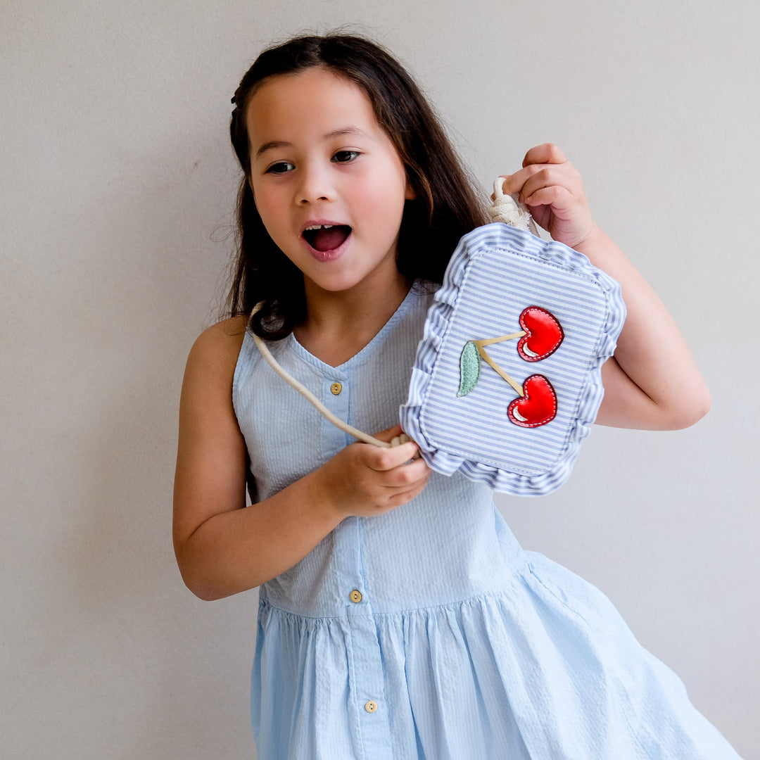 Mimi & Lula – Striped Cherry Bag - Mabel & Fox