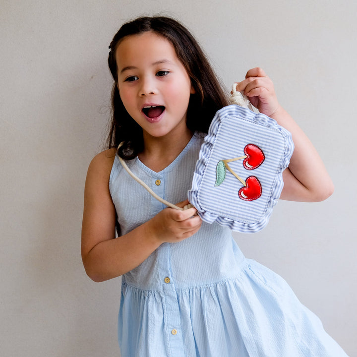 Mimi & Lula – Striped Cherry Bag - Mabel & Fox