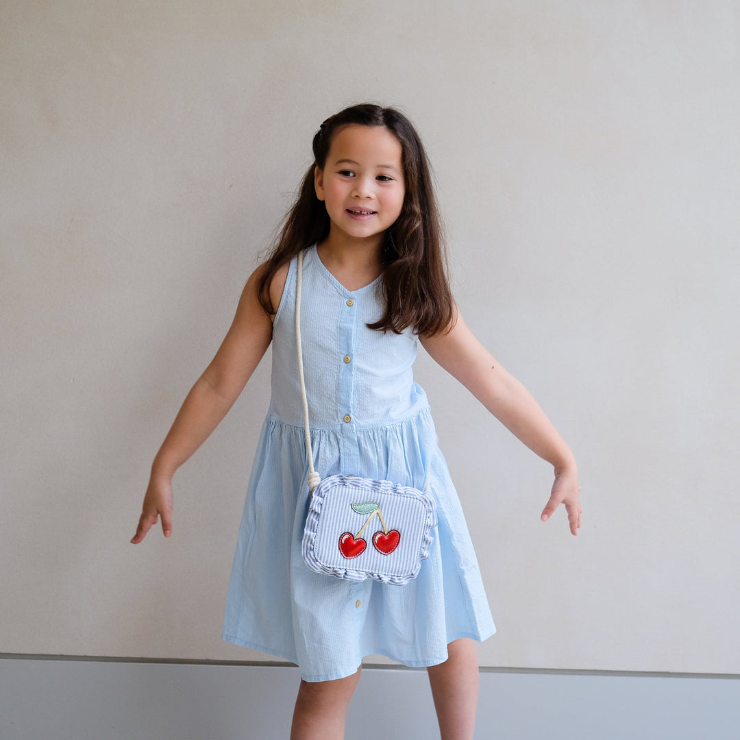 Mimi & Lula – Striped Cherry Bag - Mabel & Fox