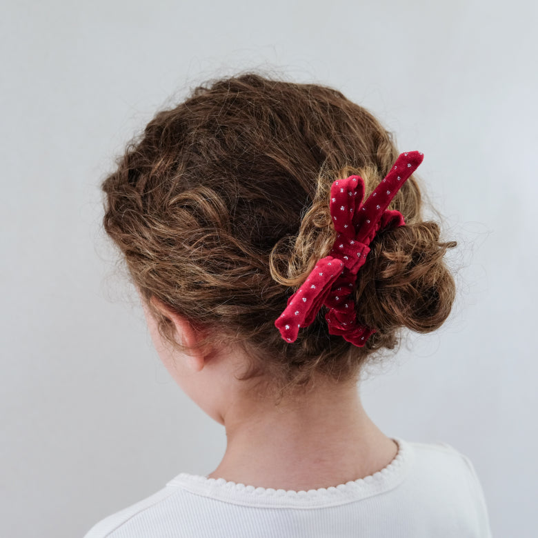 Mimi & Lula - Velvet Bow Scrunchies - Mabel & Fox