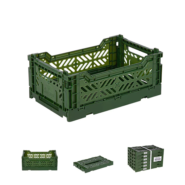 Aykasa Folding Storage Crate - Mini - Khaki