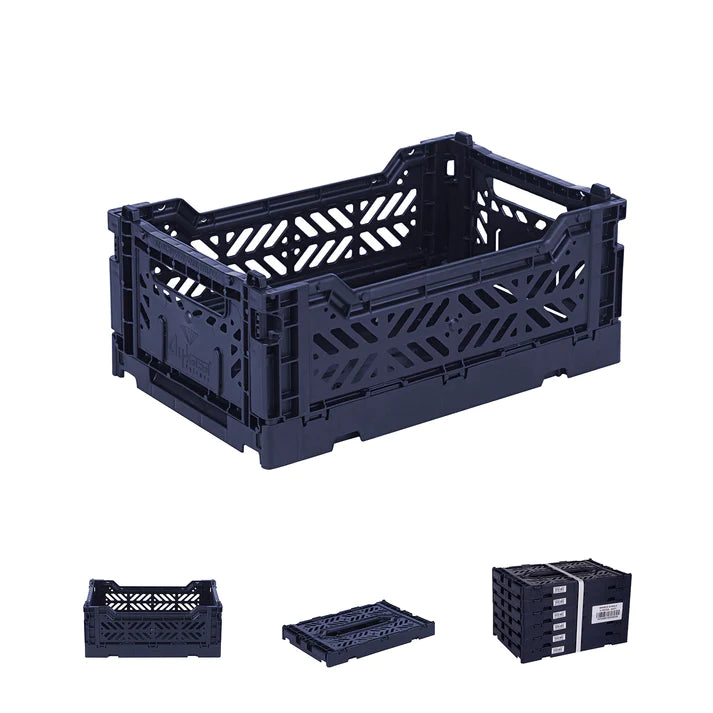 Aykasa Folding Storage Crate - Mini - Navy