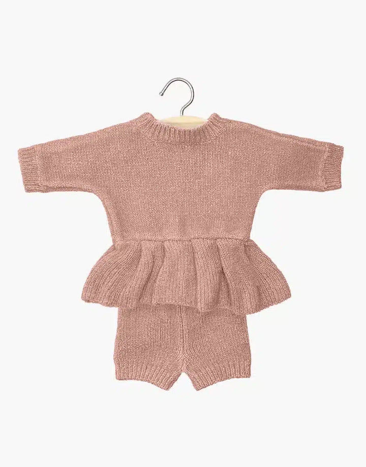 MiniKane - Félicie Set- Tea Pink Knit - Mabel & Fox