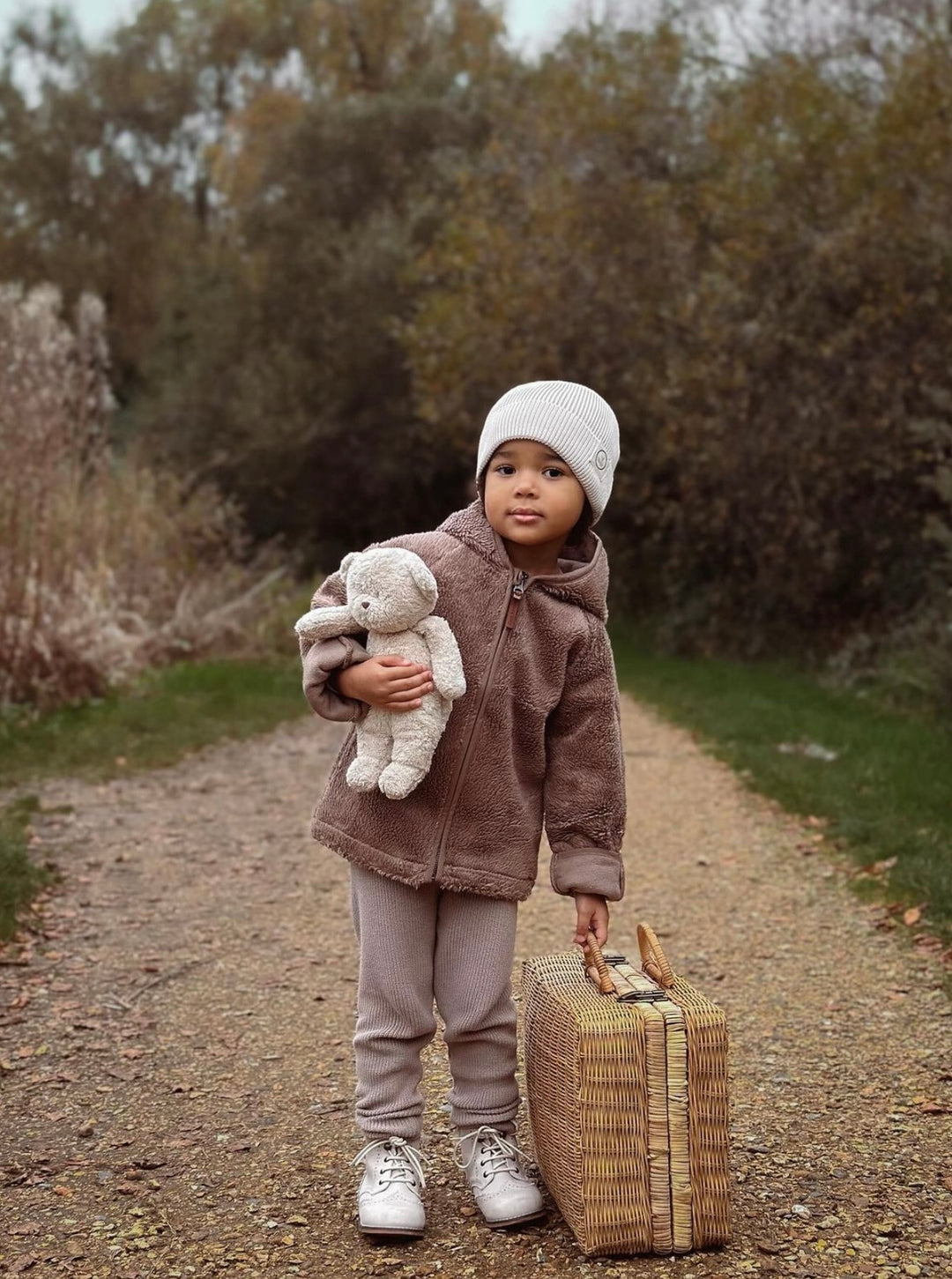 Moonie -The Organic Humming Bear With Lamp- Sand Nature - Mabel & Fox