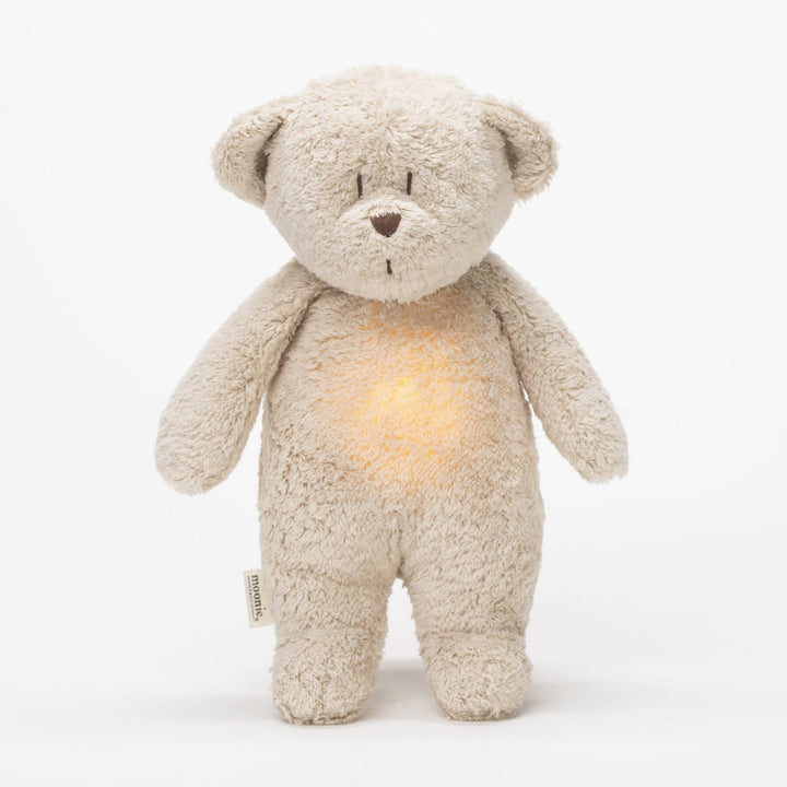 Moonie -The Organic Humming Bear With Lamp- Sand Nature - Mabel & Fox