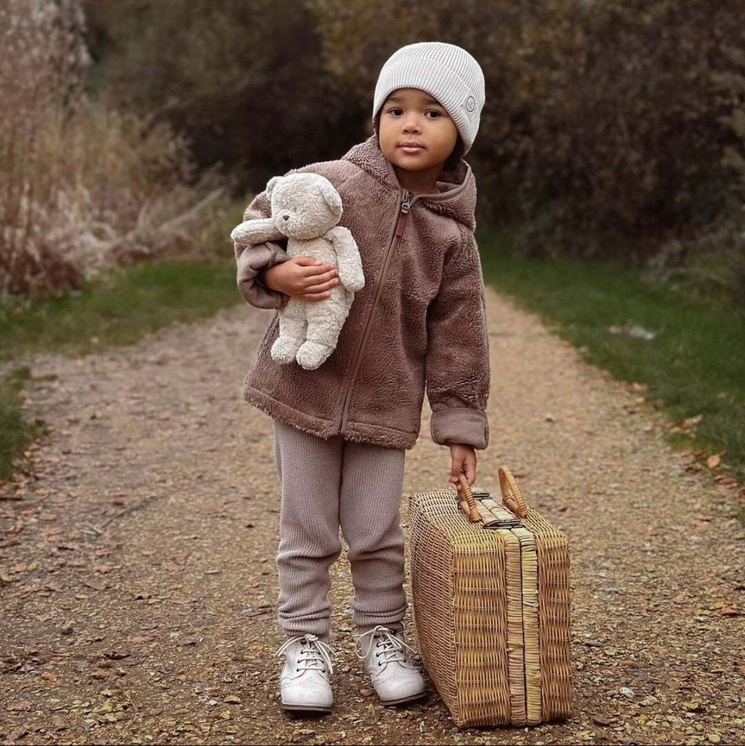 Moonie -The Organic Humming Bear With Lamp- Sand Nature - Mabel & Fox