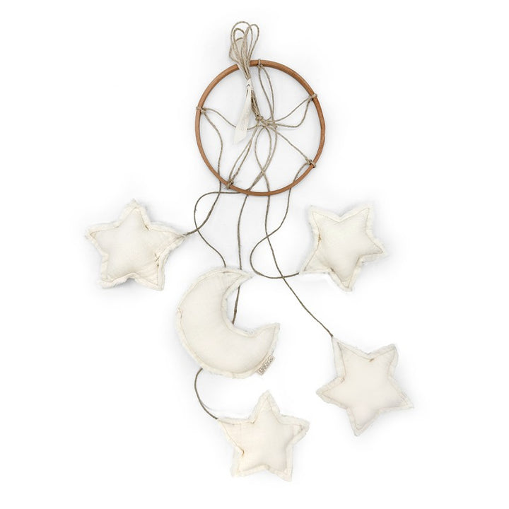 Babyshower – Night Sky Crib Mobile – Ivory Powder - Mabel & Fox