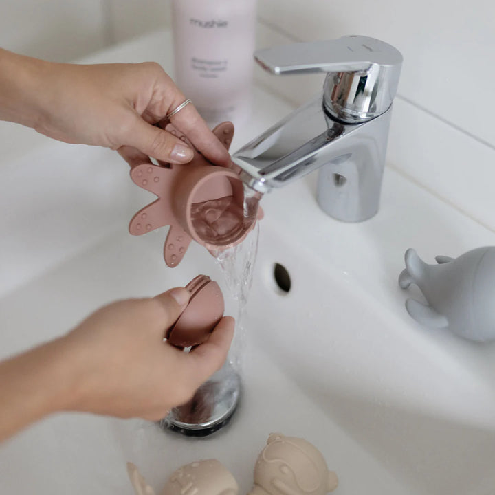 Mushie - Bath Play Set - Sealife - Mabel & Fox