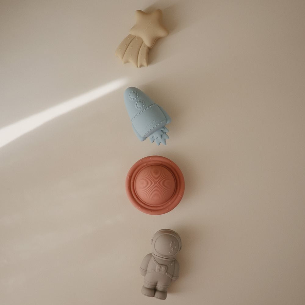 Mushie - Bath Play Set - Space - Mabel & Fox