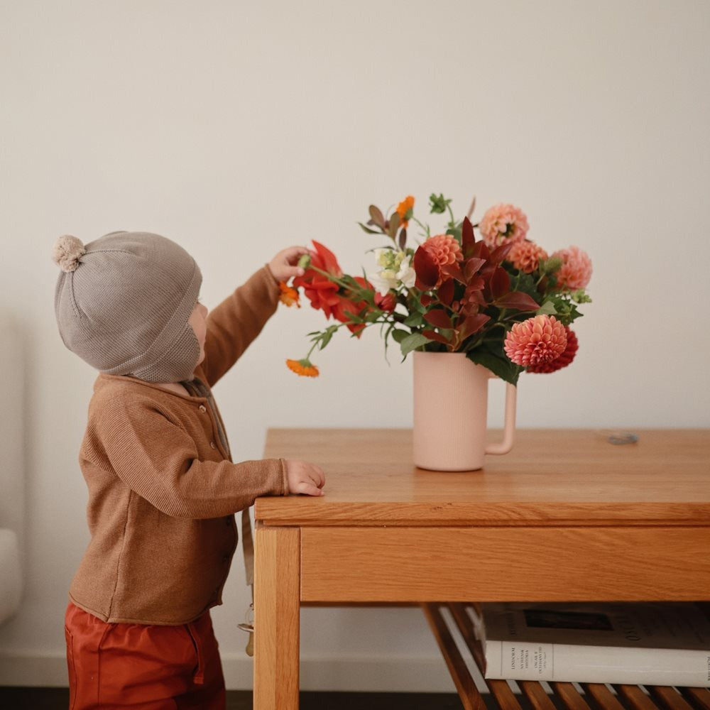 Mushie - Bath Rinse Cup - Blush - Mabel & Fox