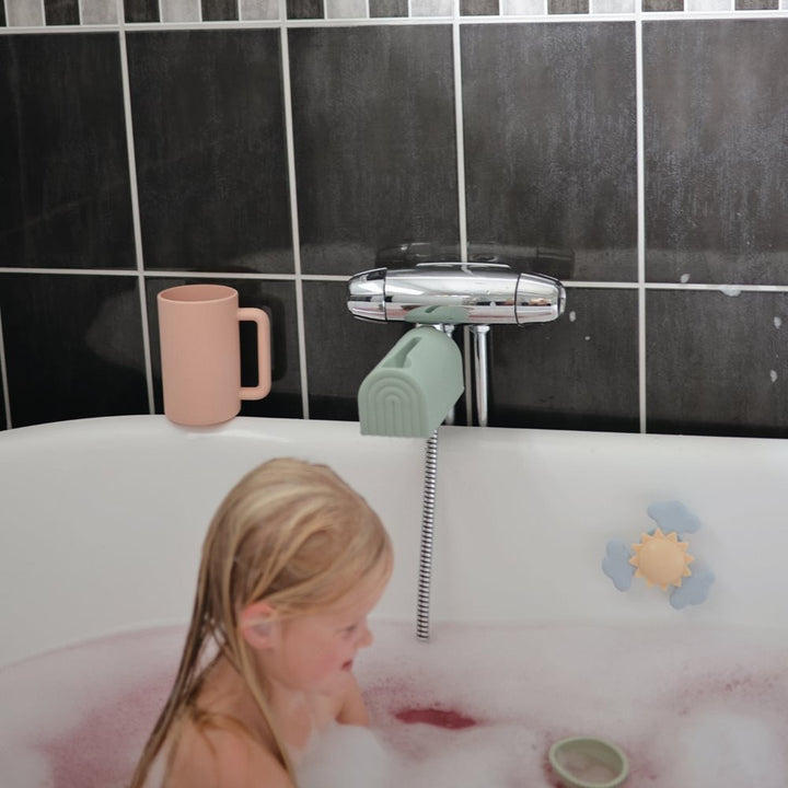 Mushie - Bath Rinse Cup - Blush - Mabel & Fox